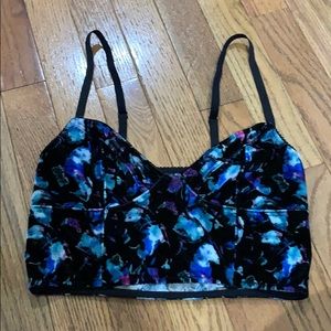 Free People Velvet Bralette